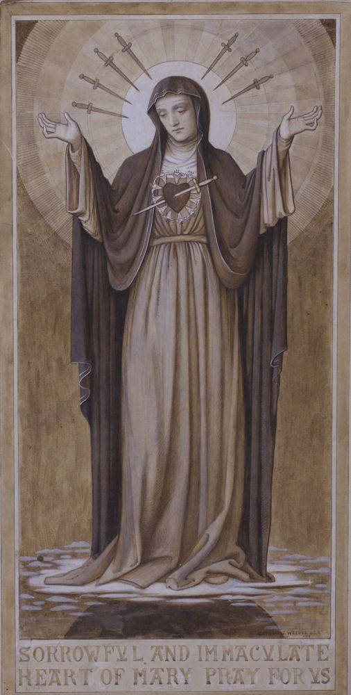 Catherine Weekes was a nun at St Brides Priory in Milford Haven, Wales.
Weekes exhibited a number of works at the RA, the Glasgow Institute, the Walker Gallery in Liverpool, and the New Gallery in London.
